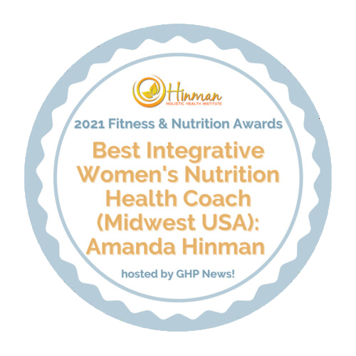 2021 Fitness & Nutrition Award - Best Women's Nutrition Health Coach (Midwest USA)