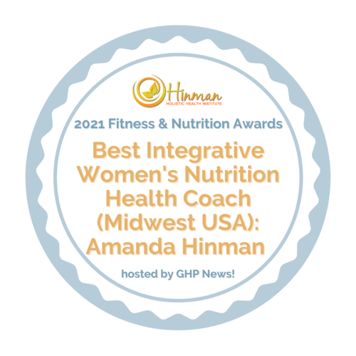 2021 Fitness & Nutrition Award - Best Women's Nutrition Health Coach (Midwest USA)