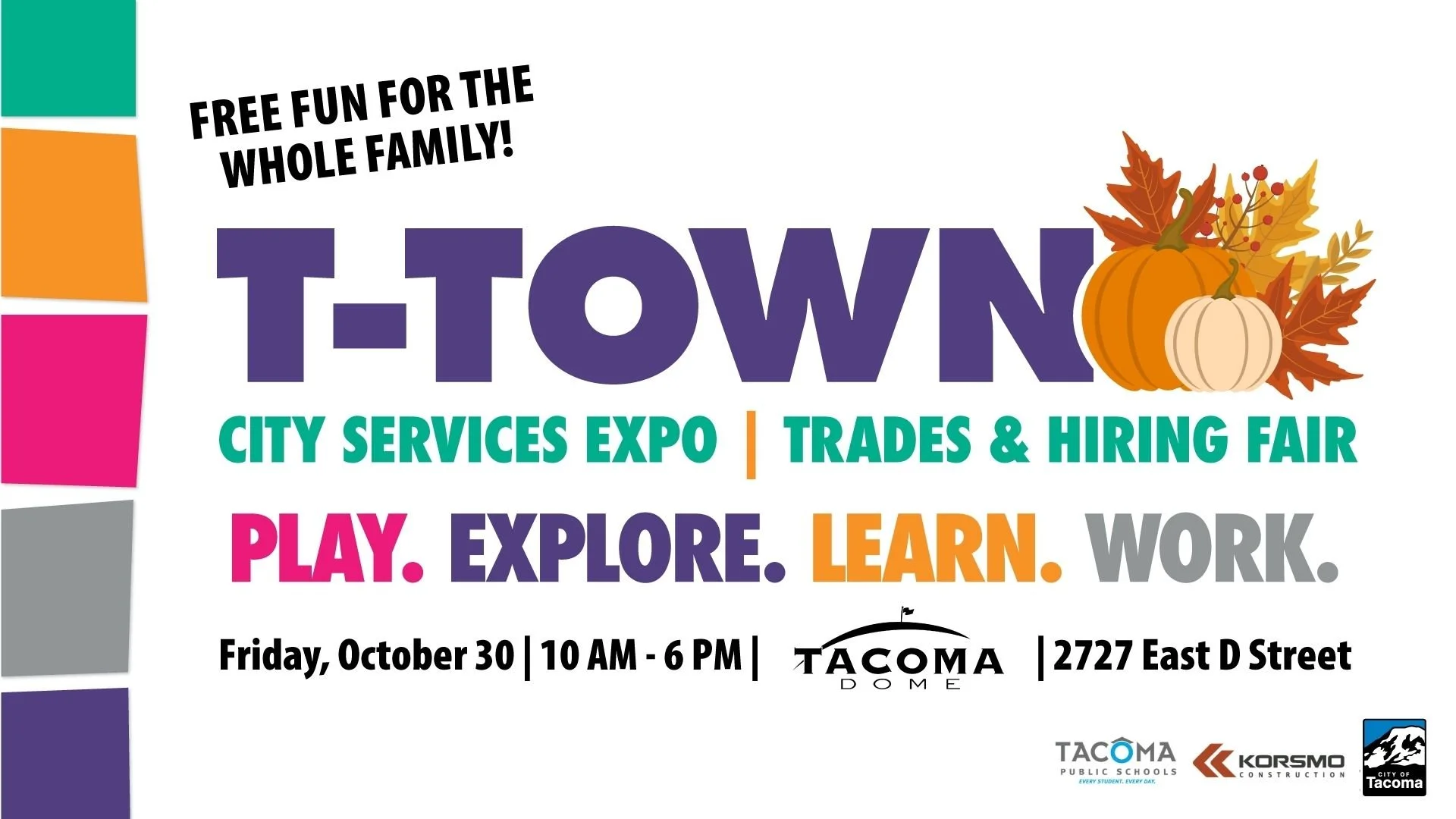 T-Town Returns to the Tacoma Dome Oct. 30