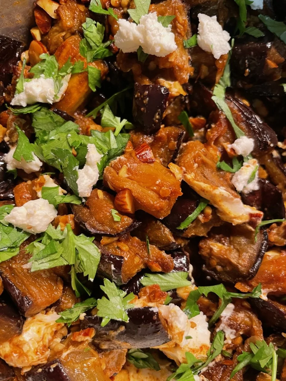 Roasted Eggplant Salad