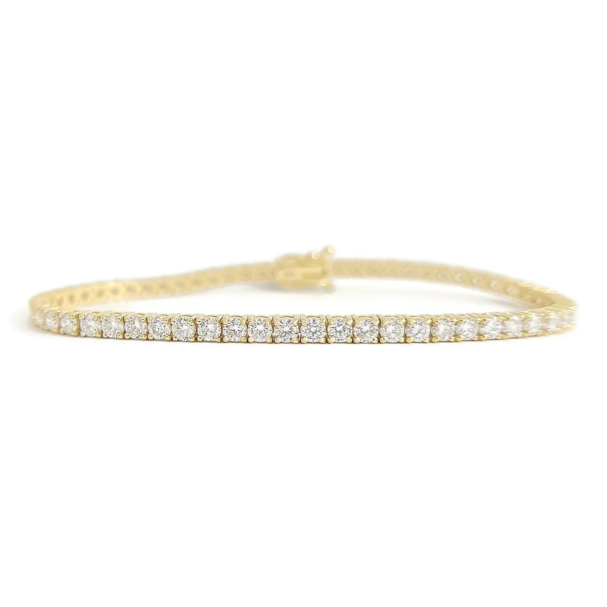 Lab Diamond Tennis Bracelet 5.12 ctw
