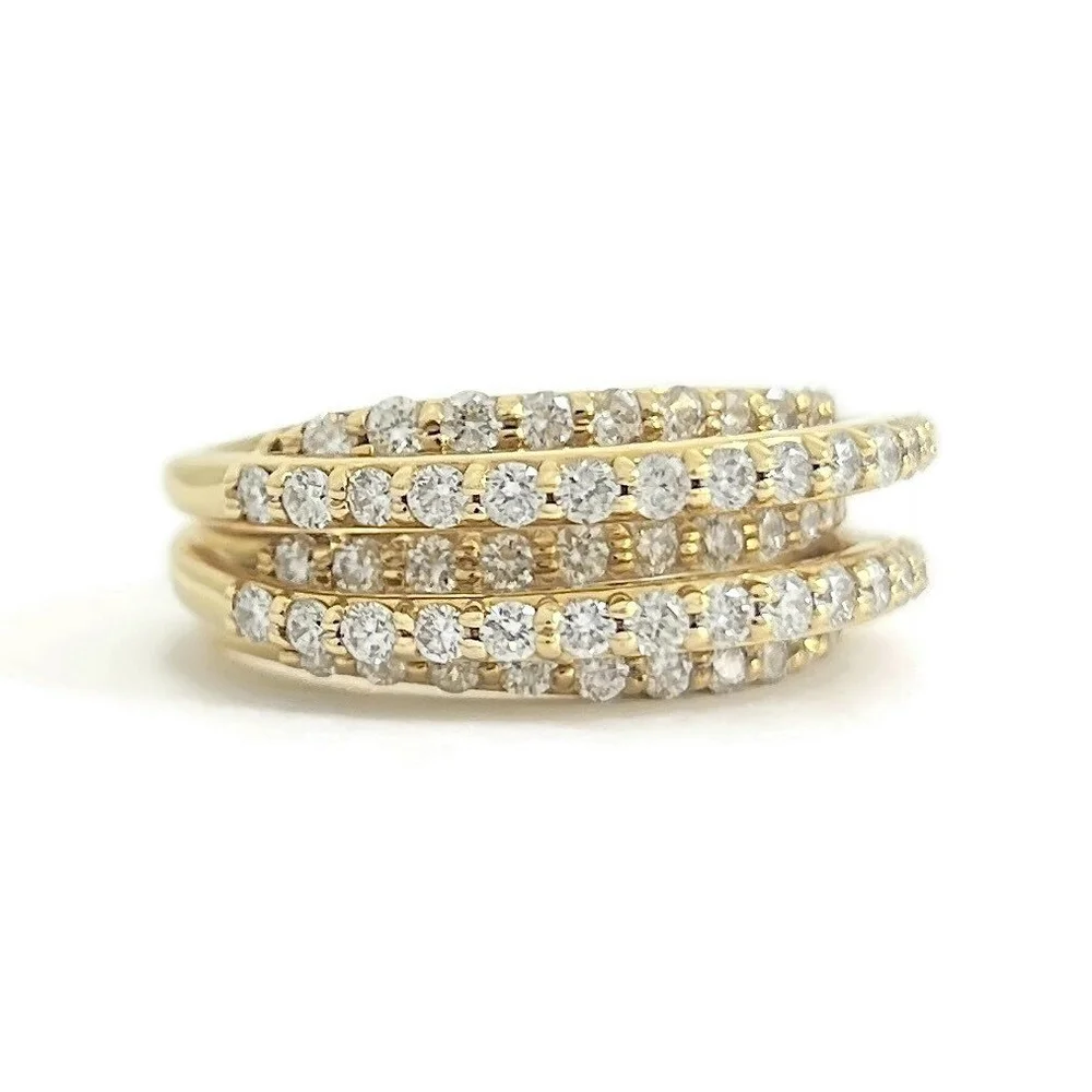 klow ring Wide 5-Row Diamond Hi-Low — Salvatore & Co Good Molecules Niacinamide Brightening
