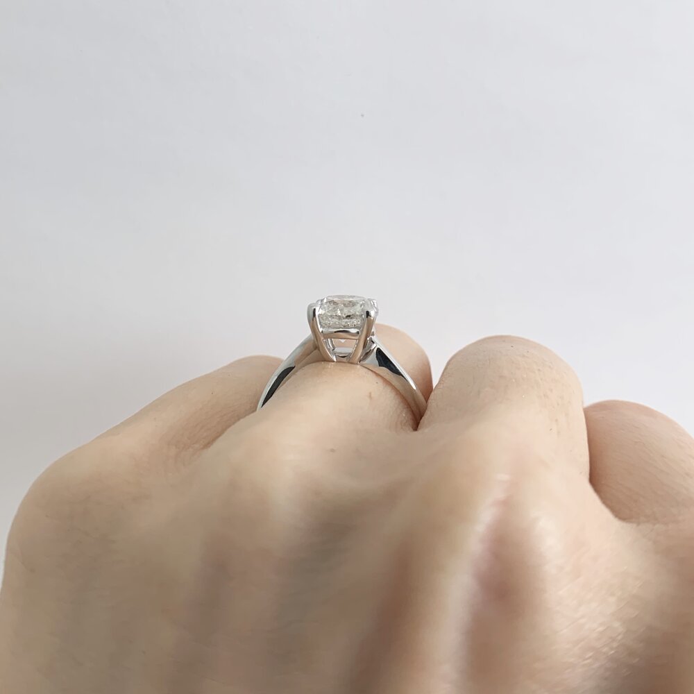 Solitaire Diamond Tension Ring — Salvatore & Co.