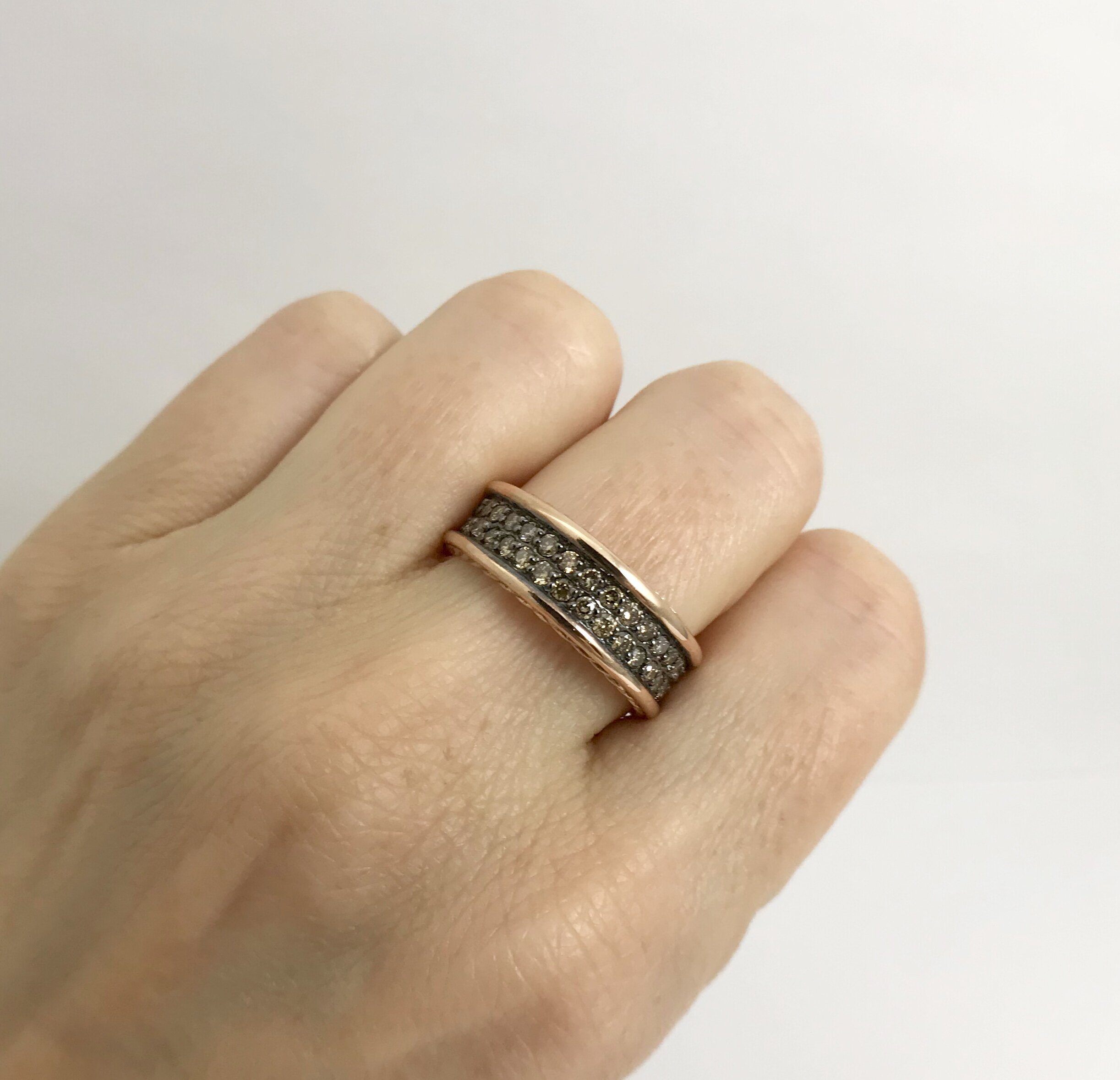 Candour Brushed Titanium Wedding Ring