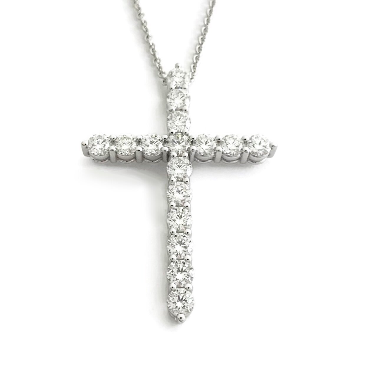 Iced Out Cross Pendant | Big Cross Pendant | Big Diamond Cross | Cross –  Minx London