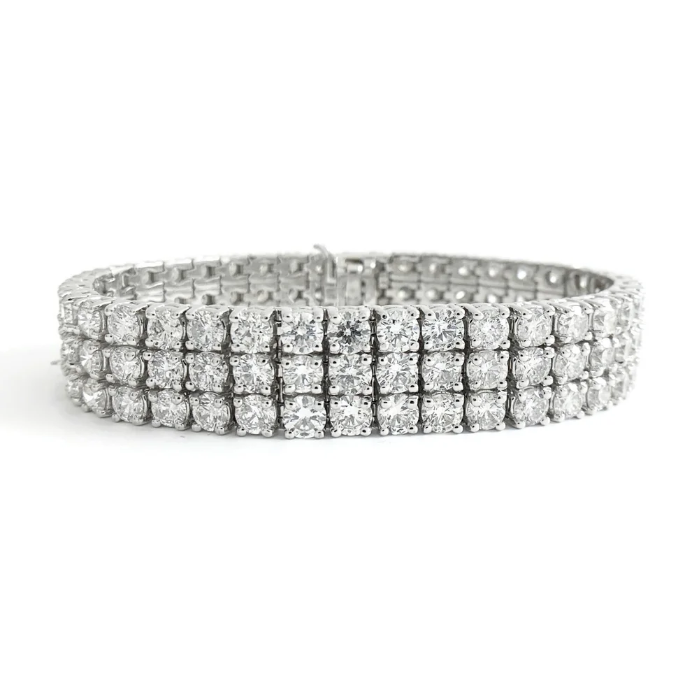 Diamond broad bracelet Clearance
