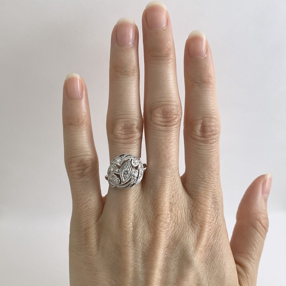 Art Deco Diamond Ring — Salvatore & Co.