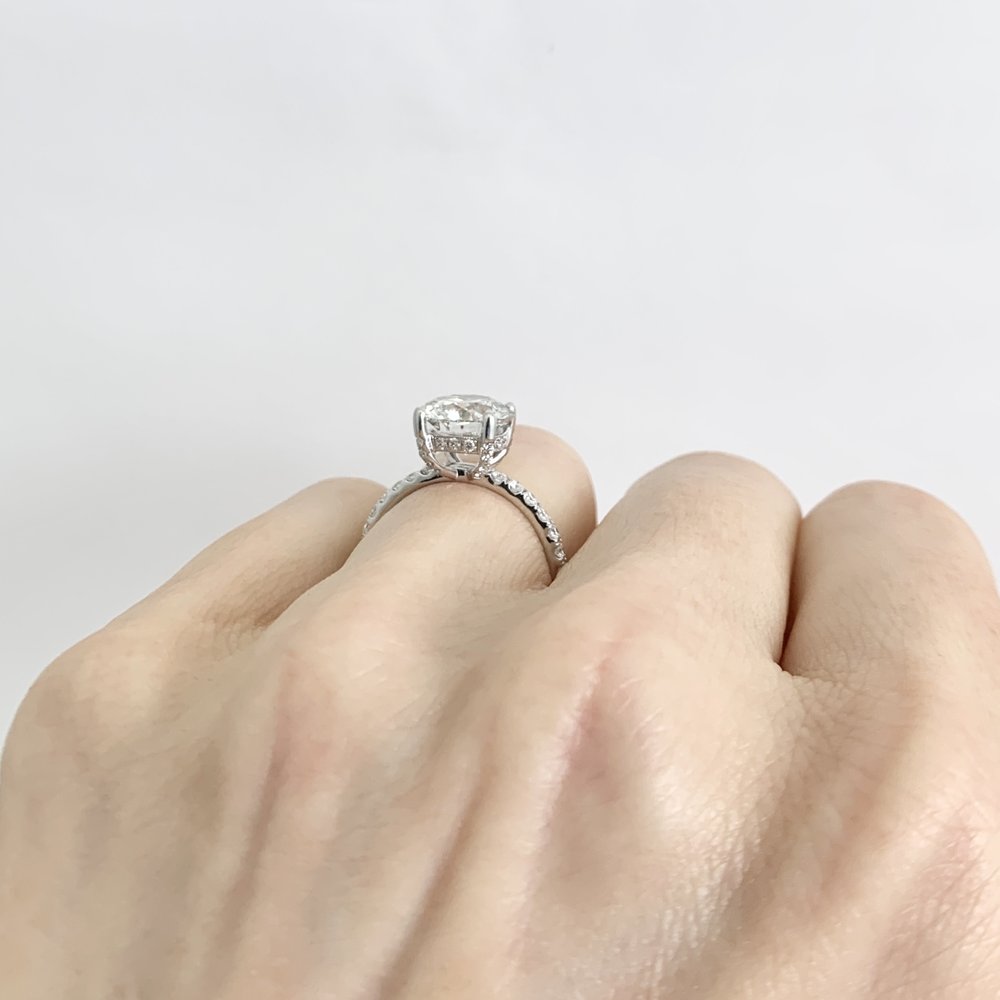 Solitaire Diamond Tension Ring — Salvatore & Co.