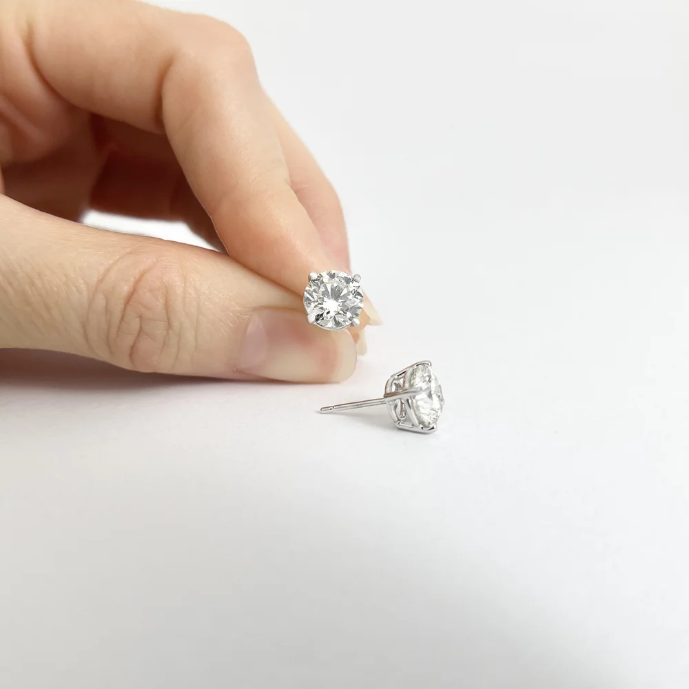 Diamond Stud Earrings ctw — Salvatore