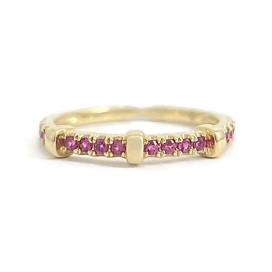 Ruby Gemstone Band Ring