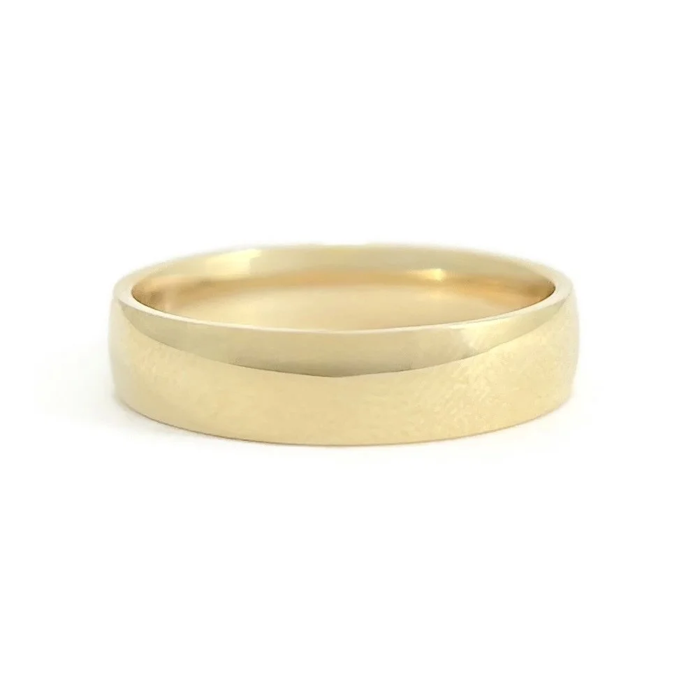 Yellow Gold Wedding Band Ring