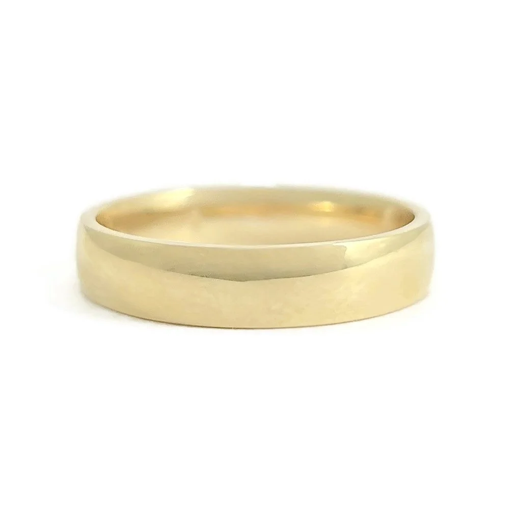 Yellow Gold Wedding Band Ring