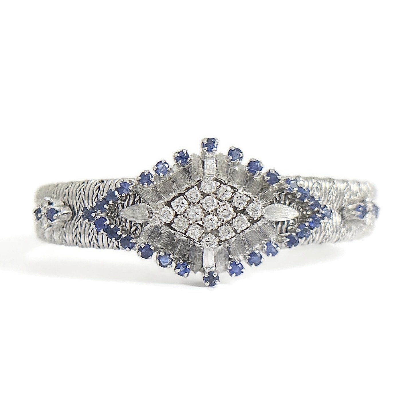 Vintage Diamond Sapphire Bracelet