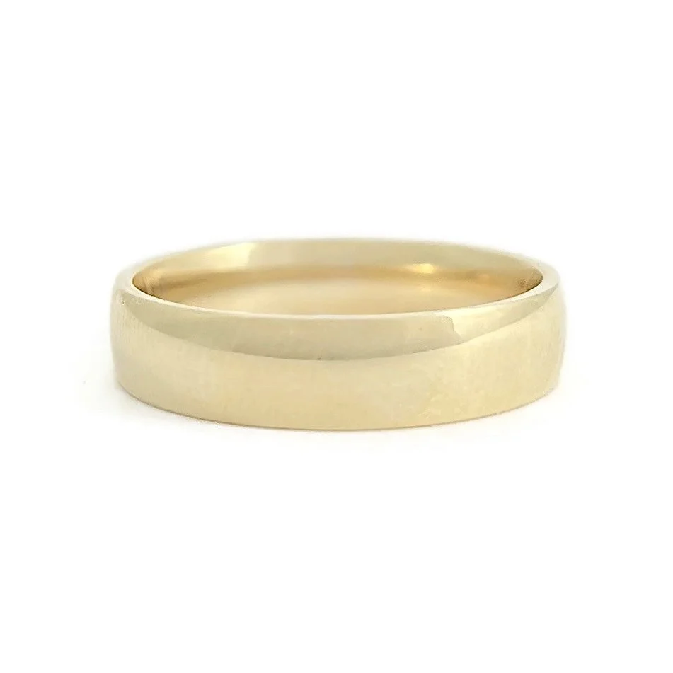 Yellow Gold Wedding Band Ring