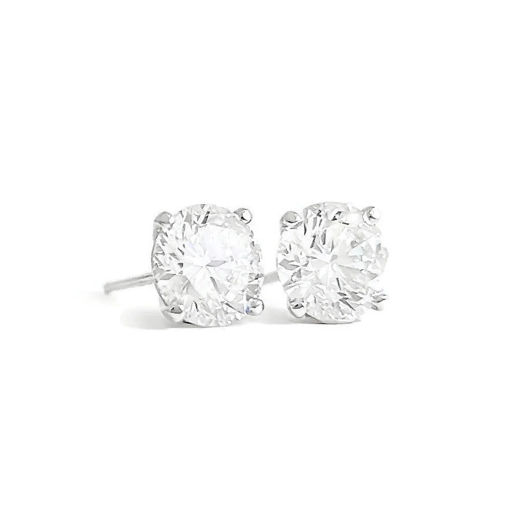 Lab Diamond Stud Earrings 2.02 ctw