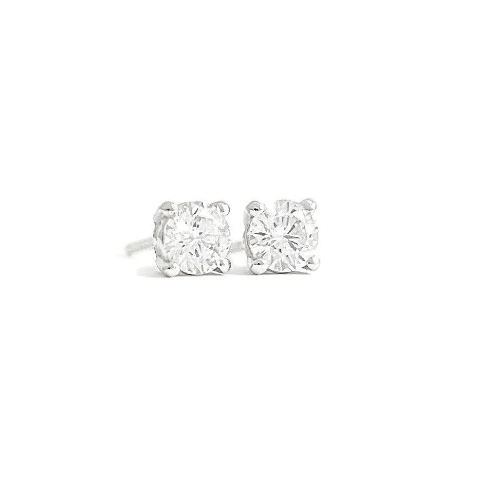 Diamond Stud Earrings .52 ctw