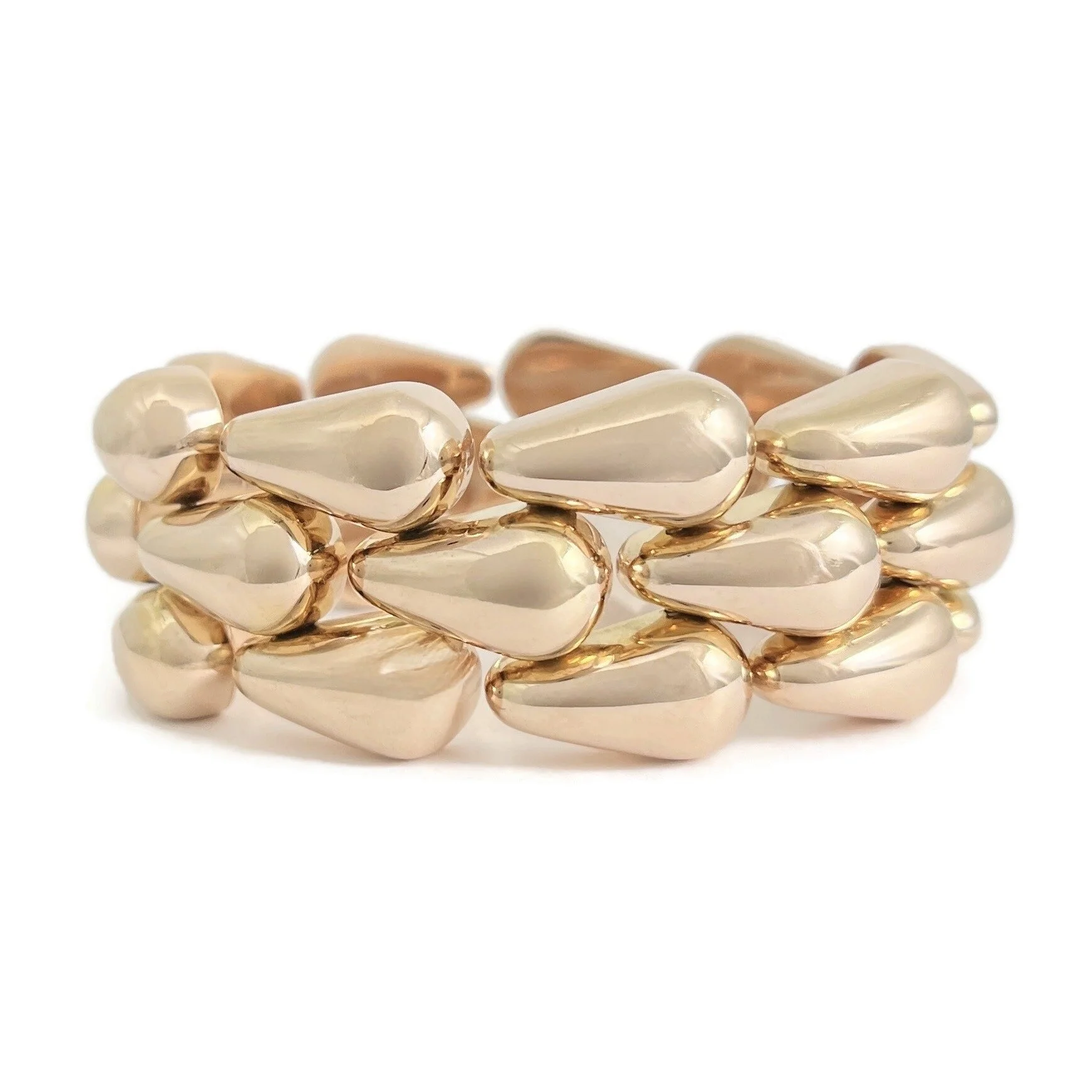 Chunky Rose Gold Claw Bracelet