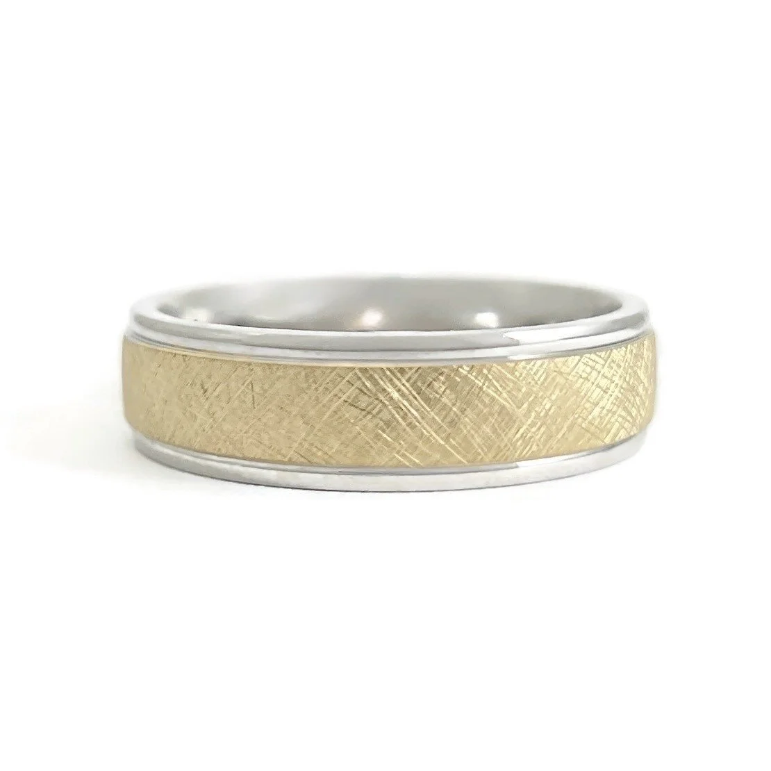 Two-Tone Gold Foil Ring