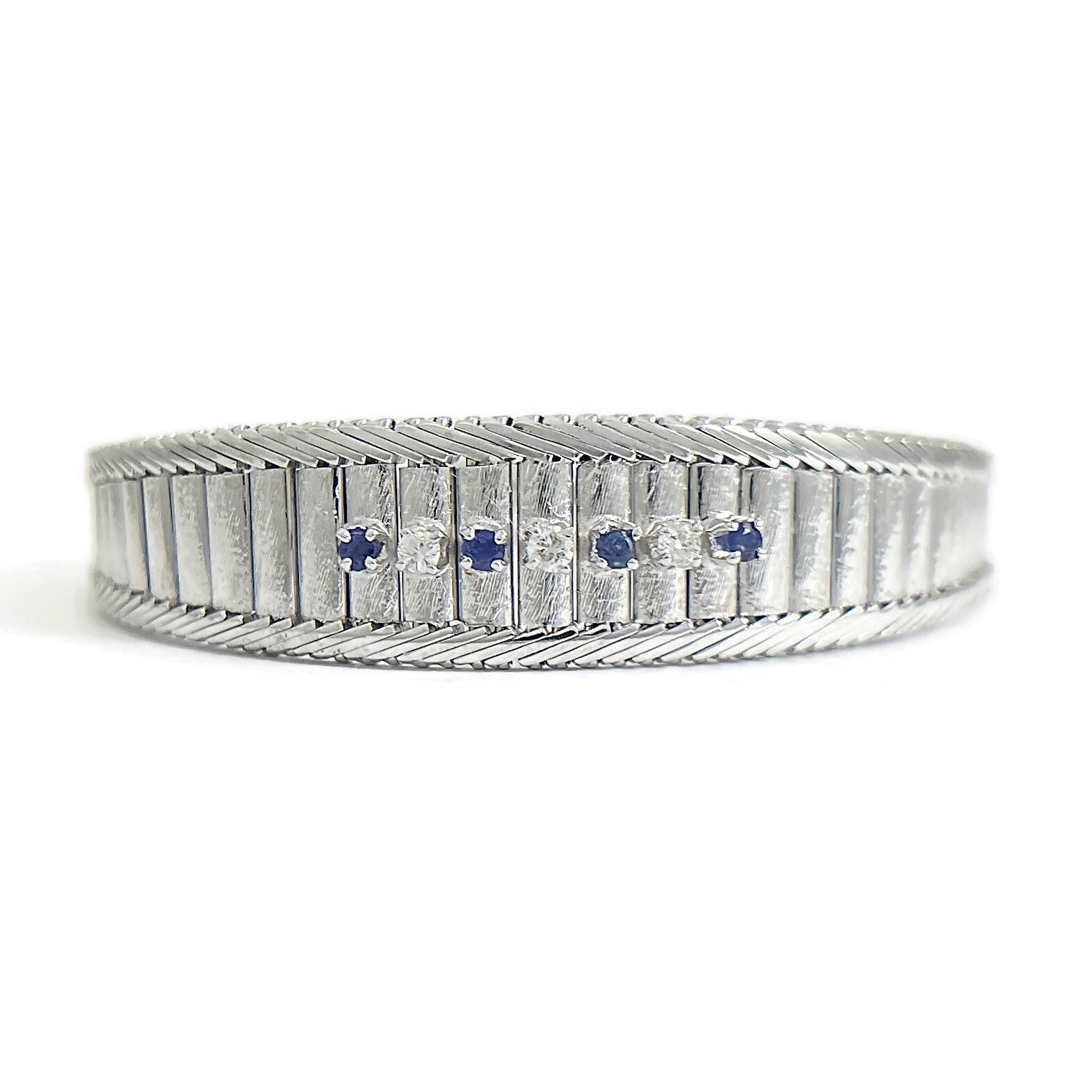 Vintage Sapphire Diamond Bracelet