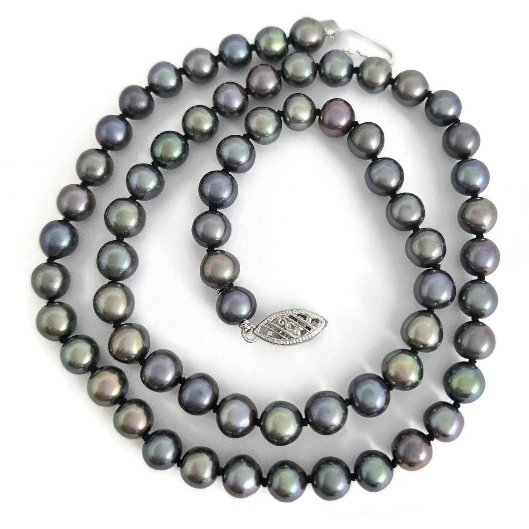 Black Japanese Pearl Necklace