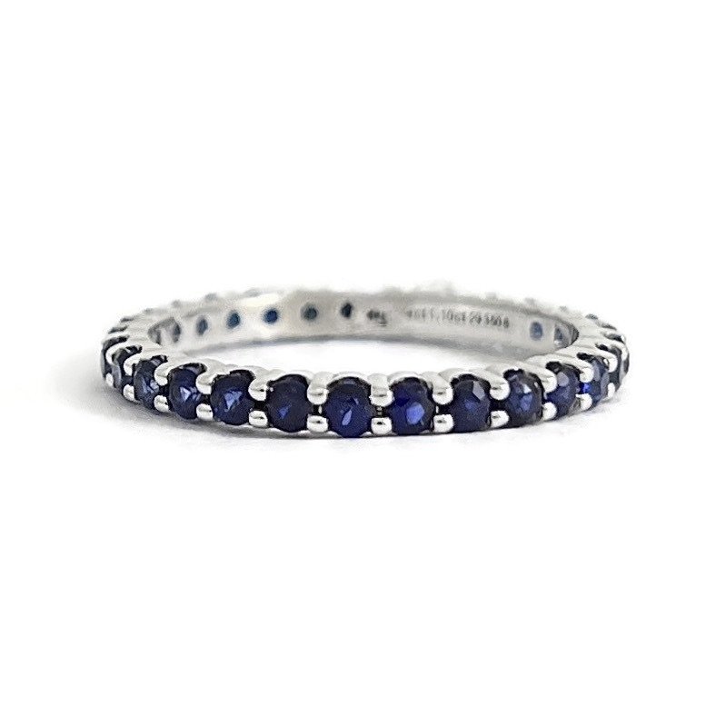Blue Sapphire Eternity Ring