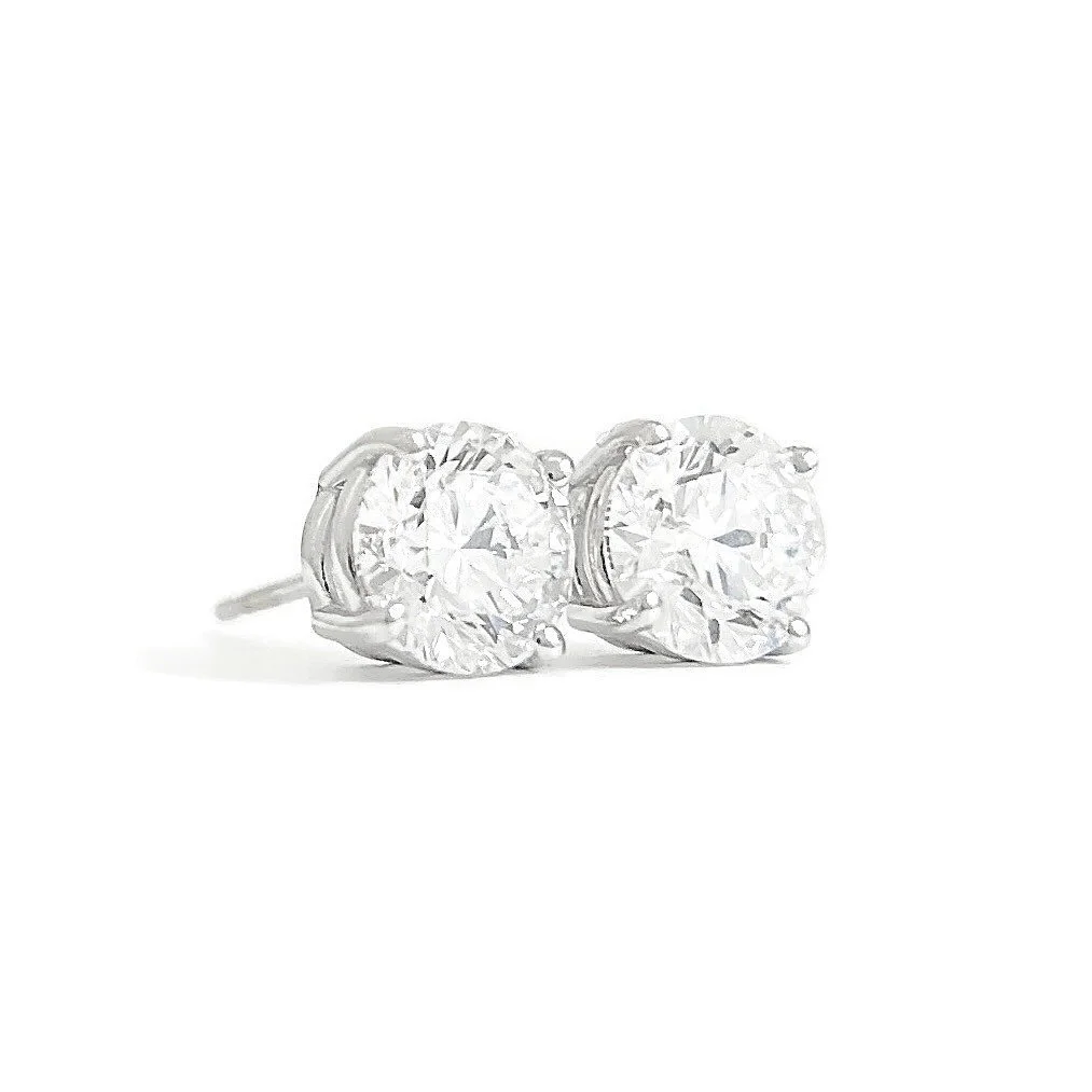 Diamond Stud Earrings 2.03 ctw