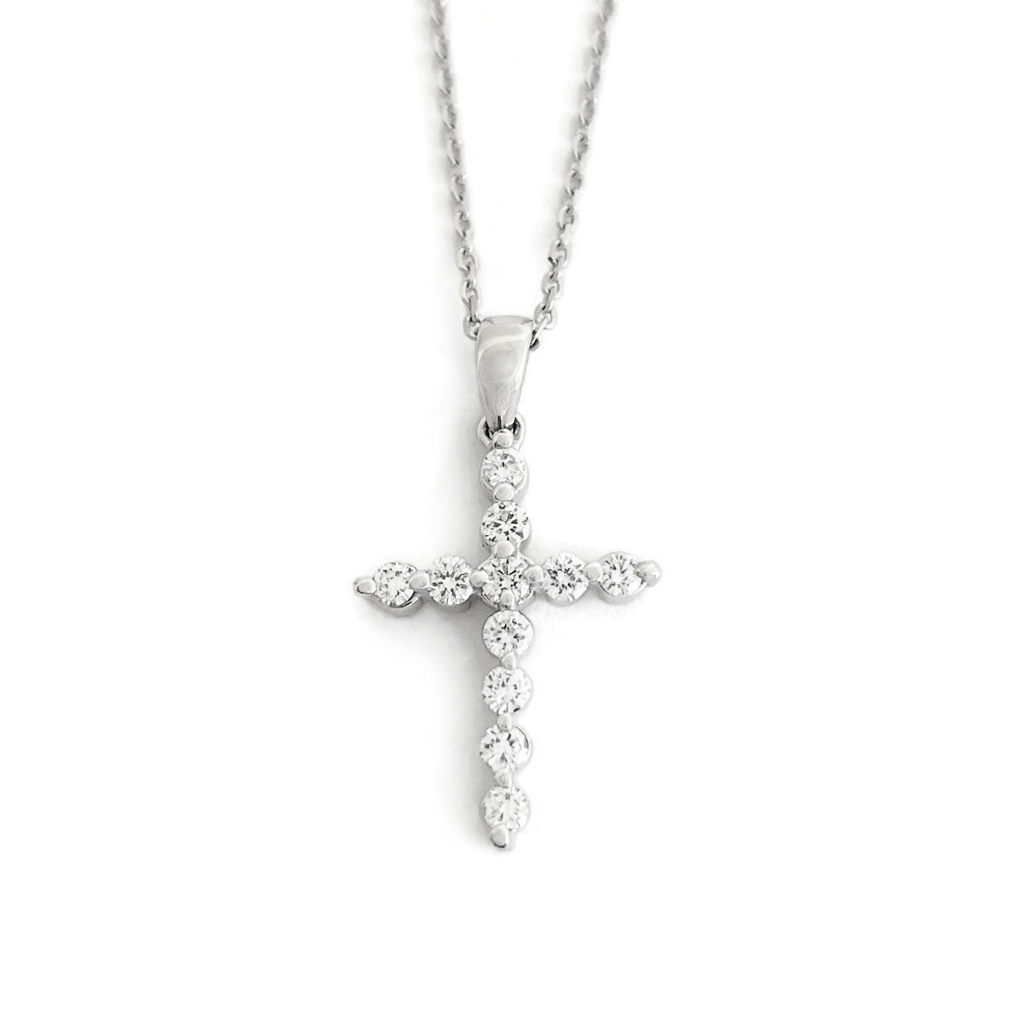 Diamond Cross Necklace .35 ctw