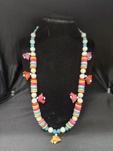 Colorful Fish Necklace by Chance Roach