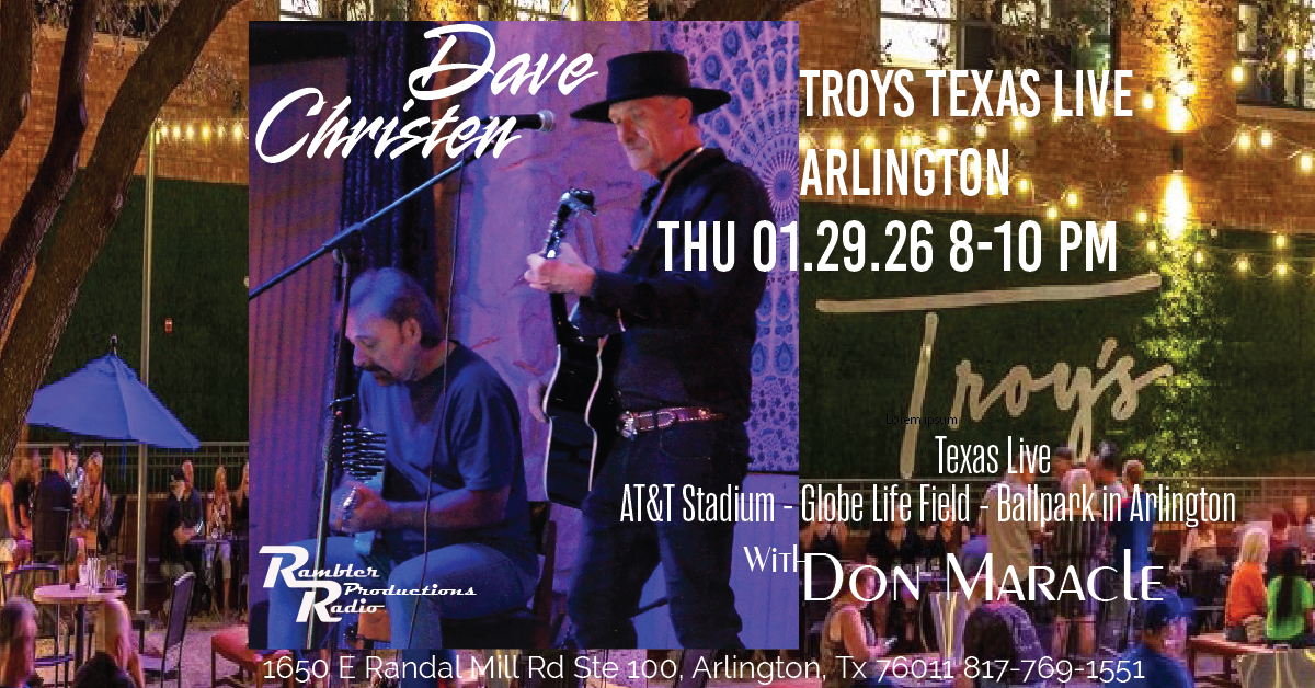 Dave Christen Don Maracle Duo Toys Texas Live