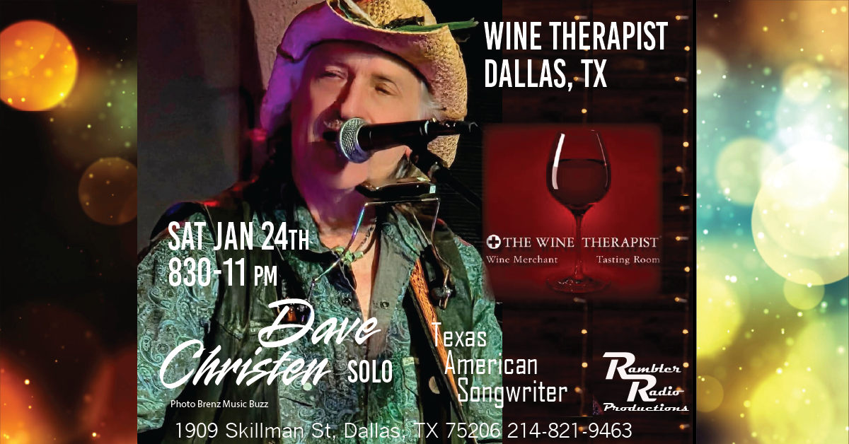 Dave Christen @ Wine Therapist
