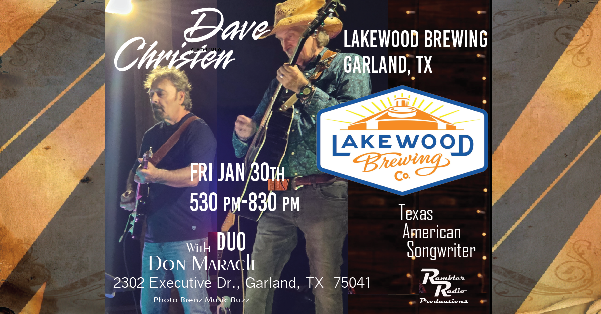 Dave Christen Duo with Don Maracle @LB