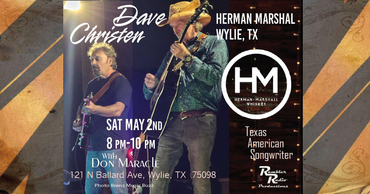 Dave Christen DUO @ Herman Marshals