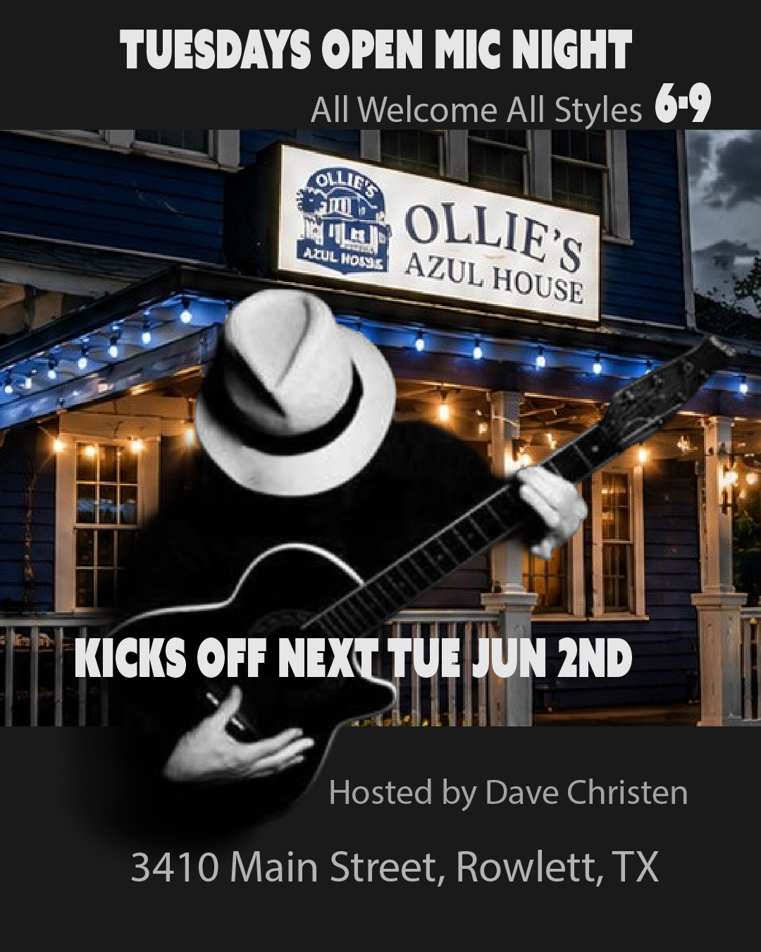 Tuesdays Open Mic @ Ollies