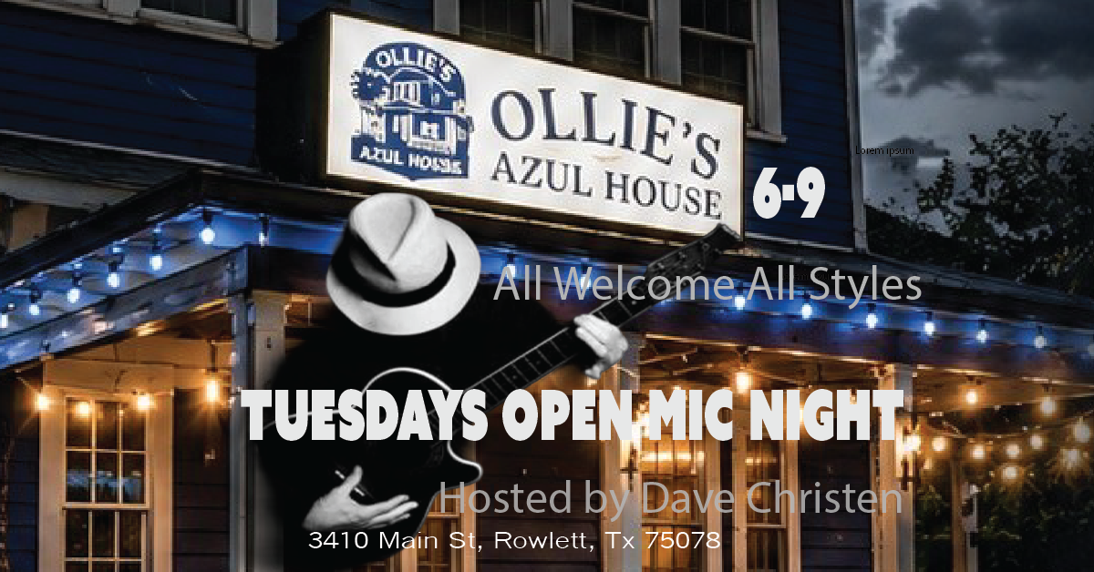 Tuesdays Open Mic @ Ollies