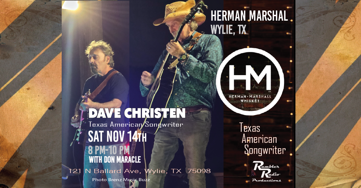 Dave Christen DUO @ Herman Marshals