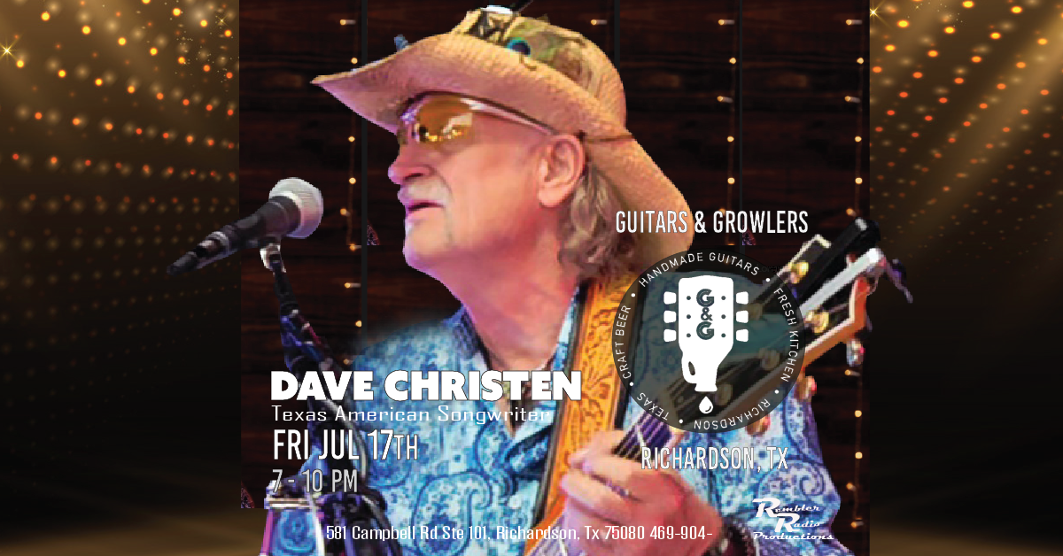 Dave Christen Solo @ Guitars & Growlers