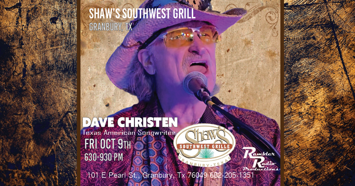 Dave Christen @ Shaw’s Southwest