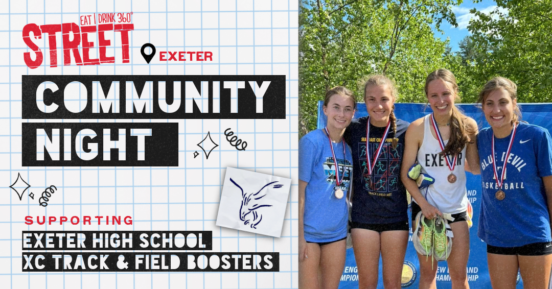 Community Night with Exeter High School Cross Country, Track &amp; Field Boosters