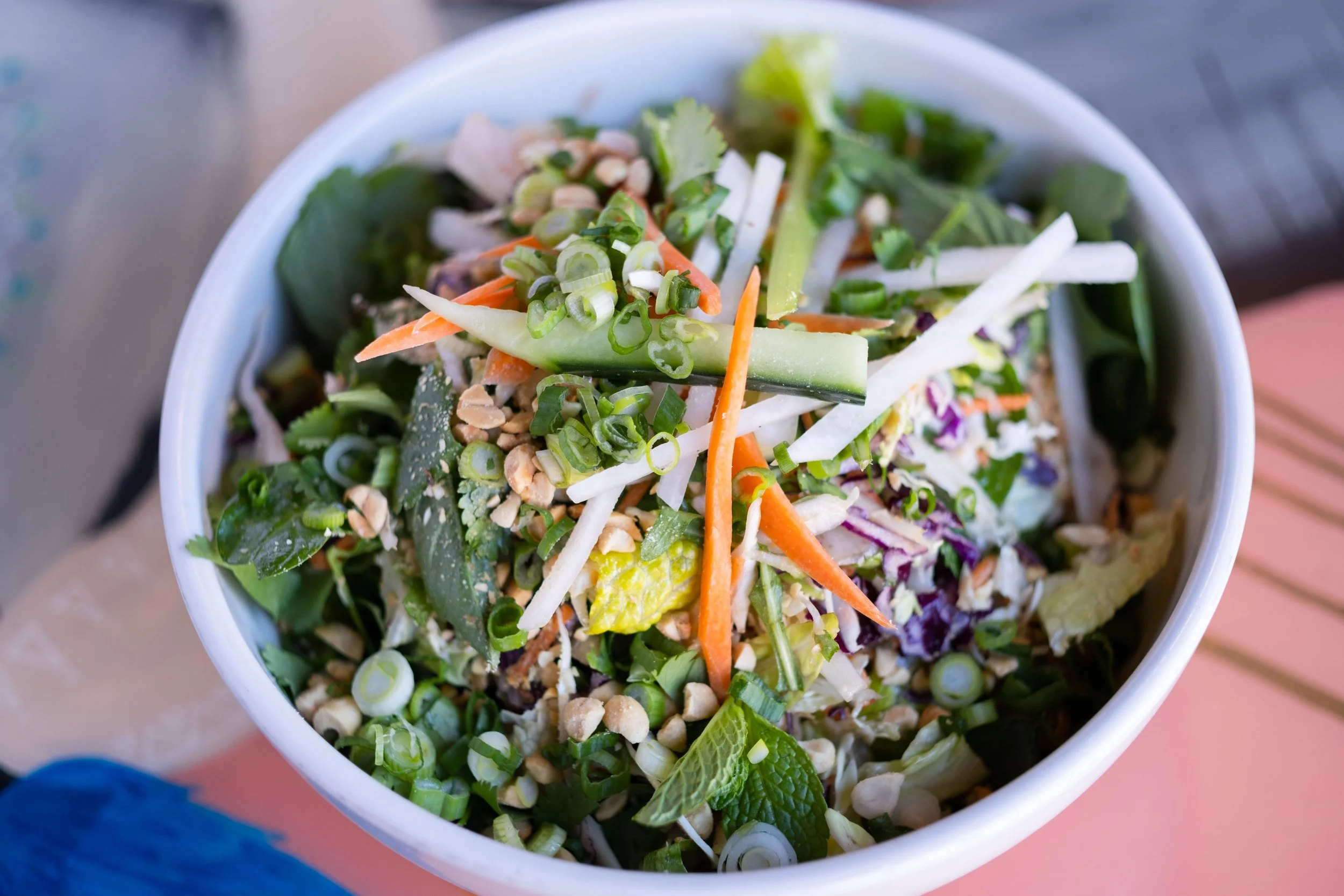 Singapore salad and buffet-style catering from Street Portsmouth for corporate events and private parties at The 801