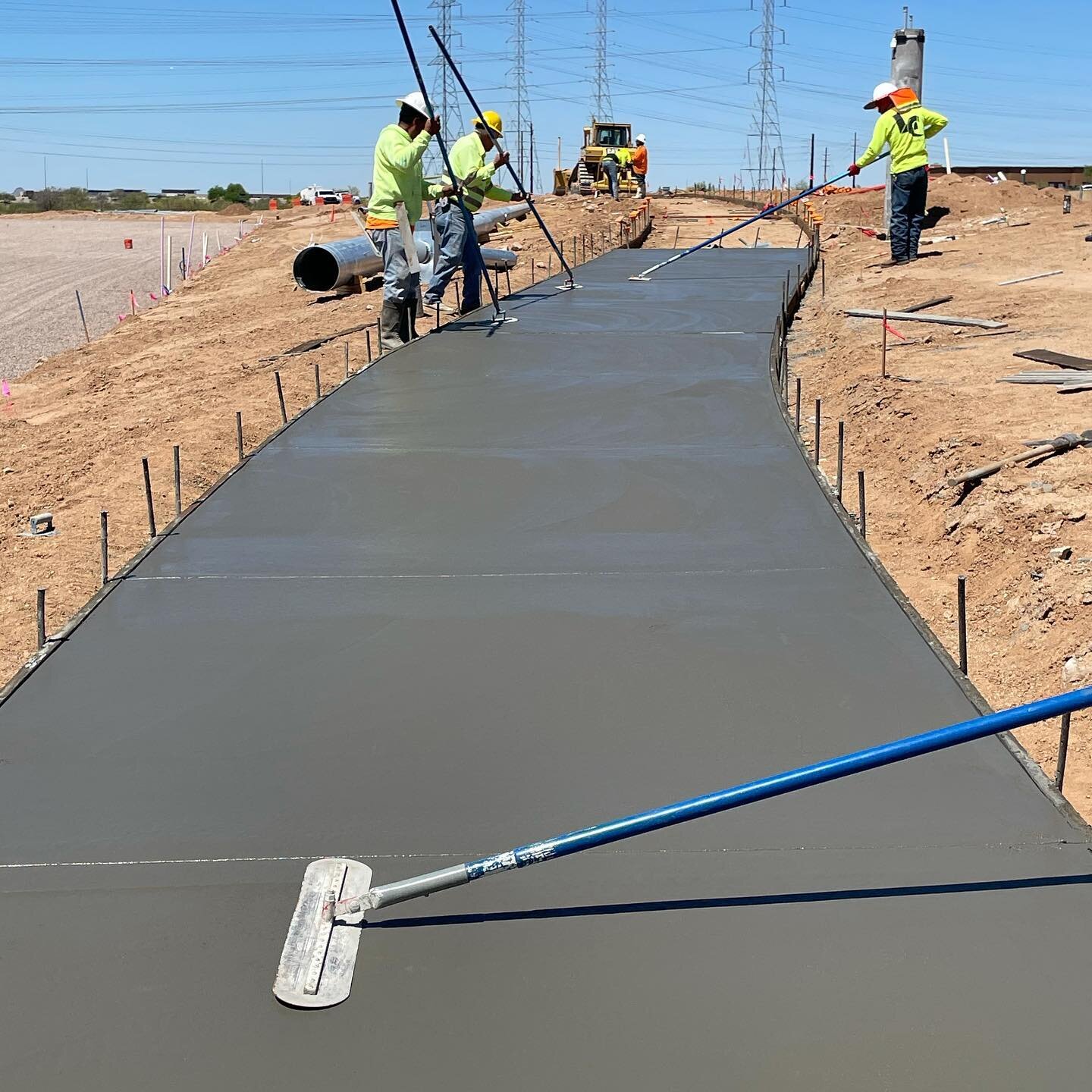 Trust the process. Finished sidewalk 🏂 #concrete #sidewalk #pouringconcrete