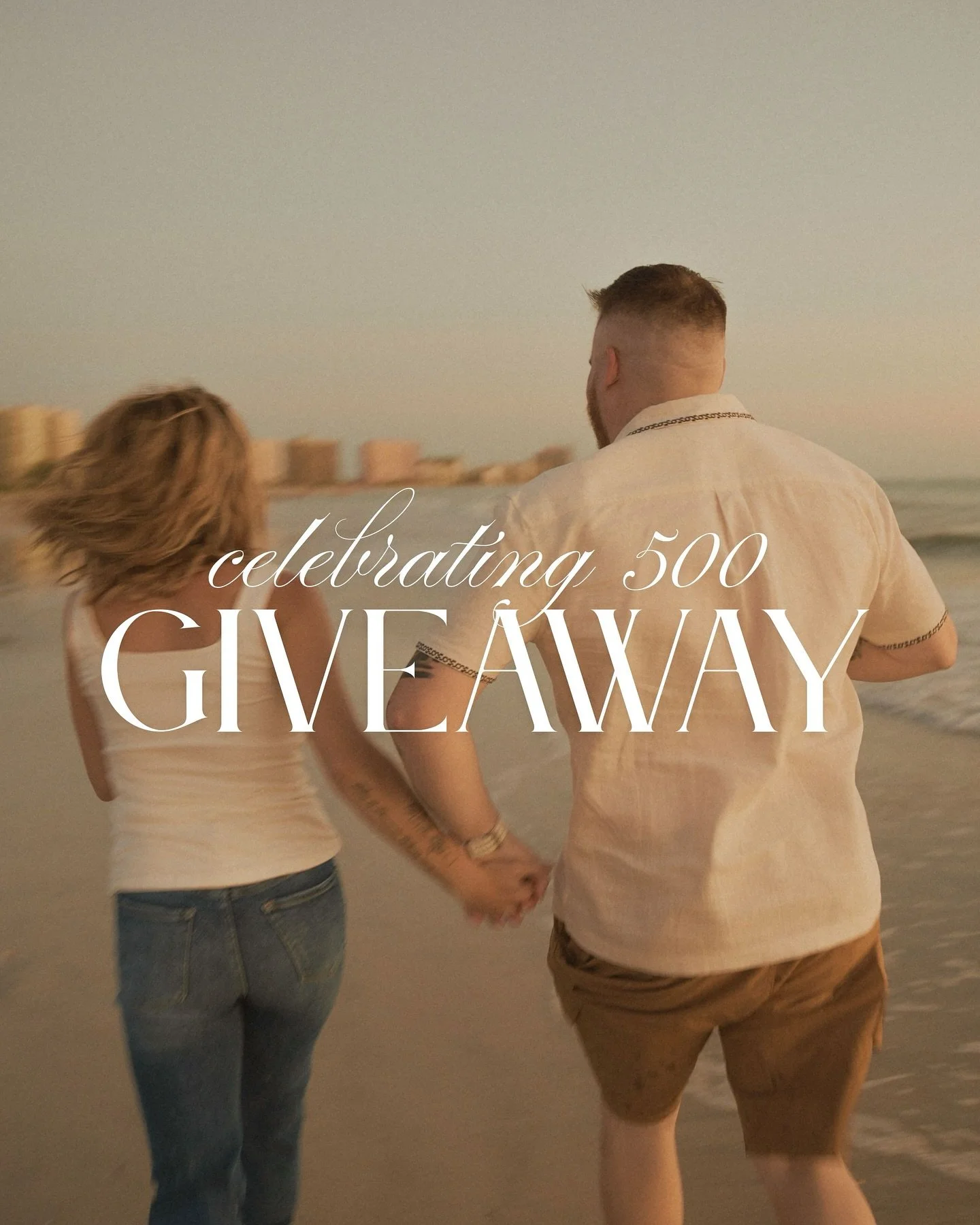 A Love Filled Giveaway 🩵✨
 Here&rsquo;s a little something to say thank you for 500 friends on here!!! I&rsquo;m so excited to gift one of you a dreamy photoshoot!

The winner will get a one hour session with 50+ edited images, a private online gall