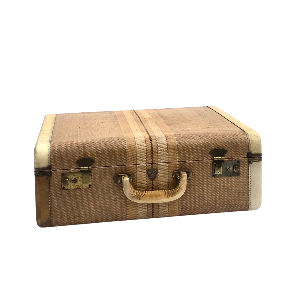 vintage cream suitcases — Unavia Vintage