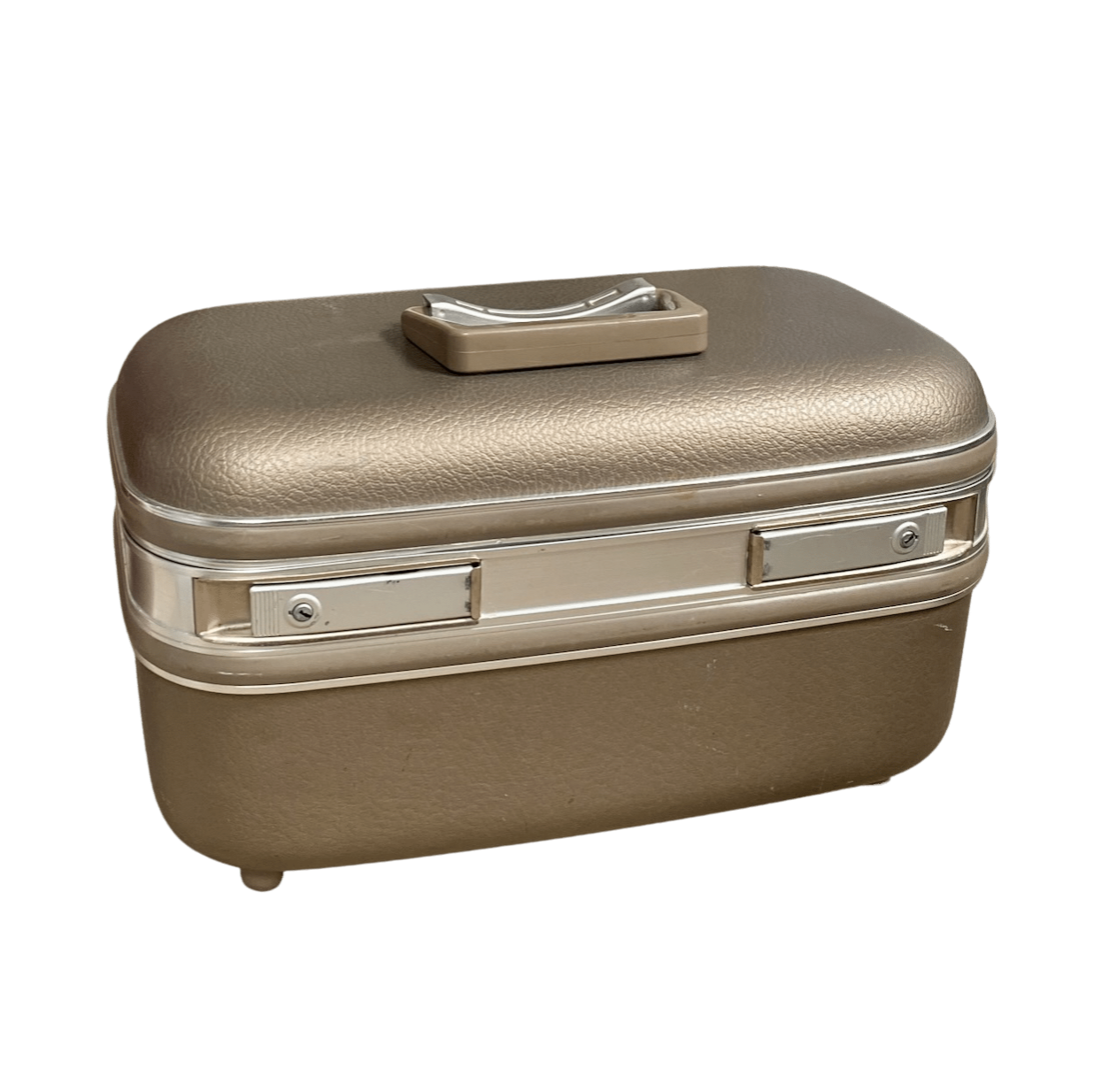 Bronze Cosmetic Train Case