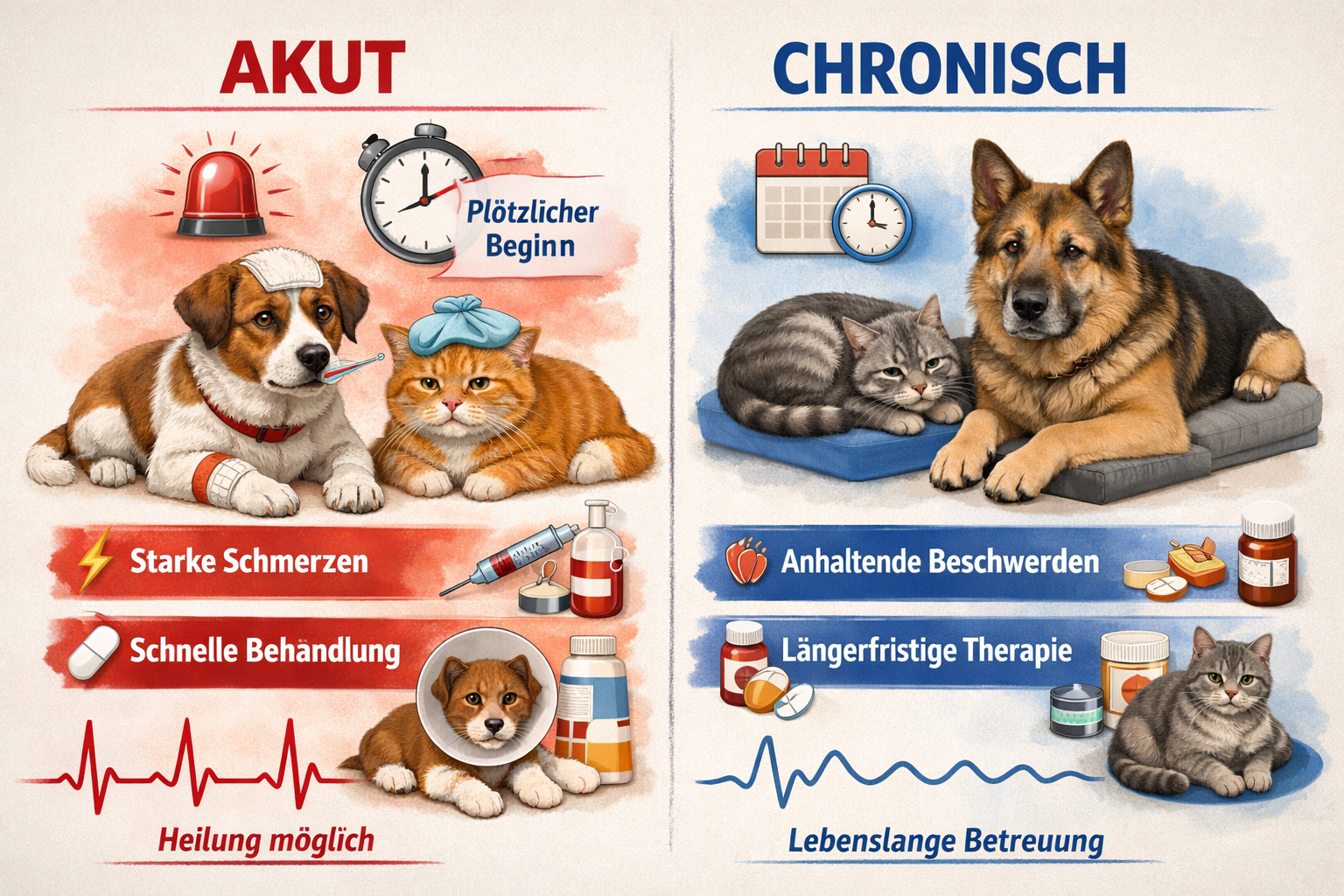 Akut oder chronisch – was bedeutet das eigentlich?
