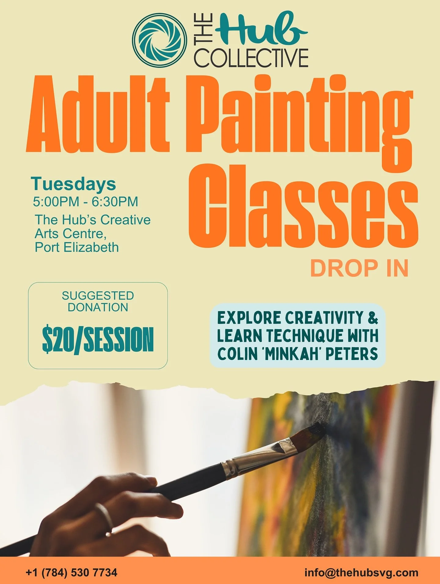 Back by popular demand: our drop-in painting sessions for adults! 🎨
These relaxed and inspiring sessions will be taught by our Creative Director and talented artist @colinminkahpeters, who will guide you through technique and help you explore your