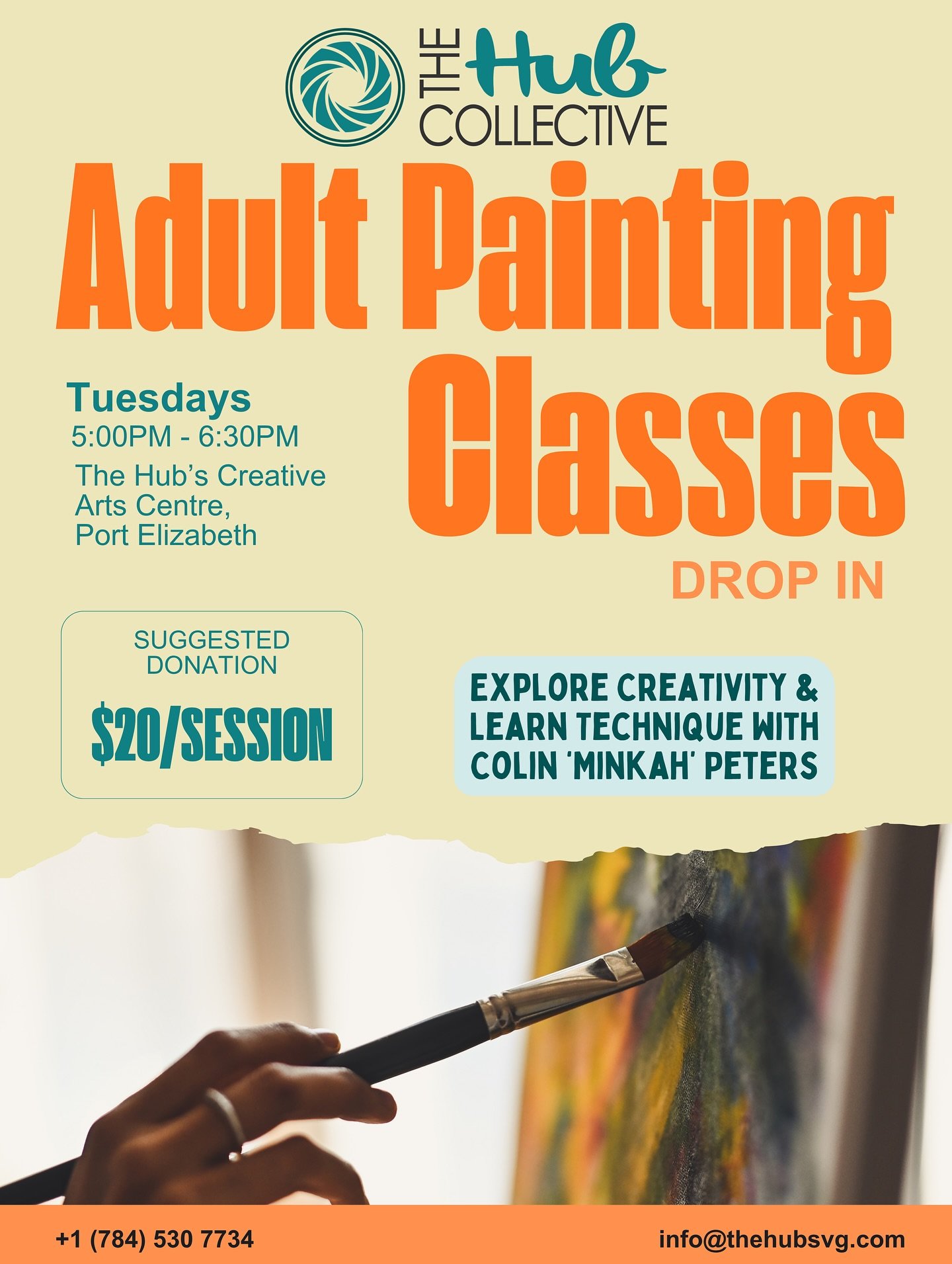 Back by popular demand: our drop-in painting sessions for adults! 🎨

These relaxed and inspiring sessions will be taught by our Creative Director and talented artist @colinminkahpeters, who will guide you through technique and help you explore your 
