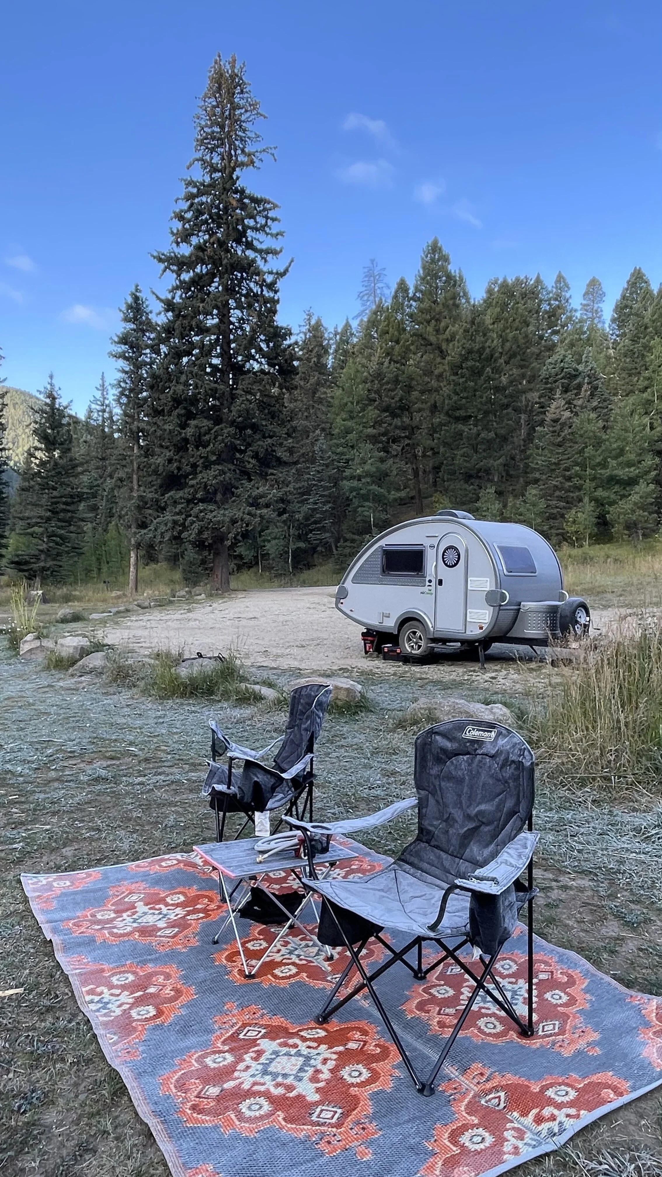 The Hummingbird on a frigid September morning in La Junta Canyon, NM