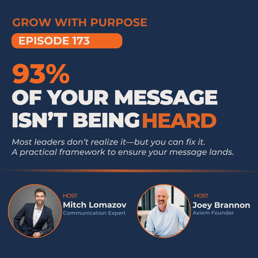 173: The 7% Problem with Mitch Lomazov - Why Communication Breaks Down