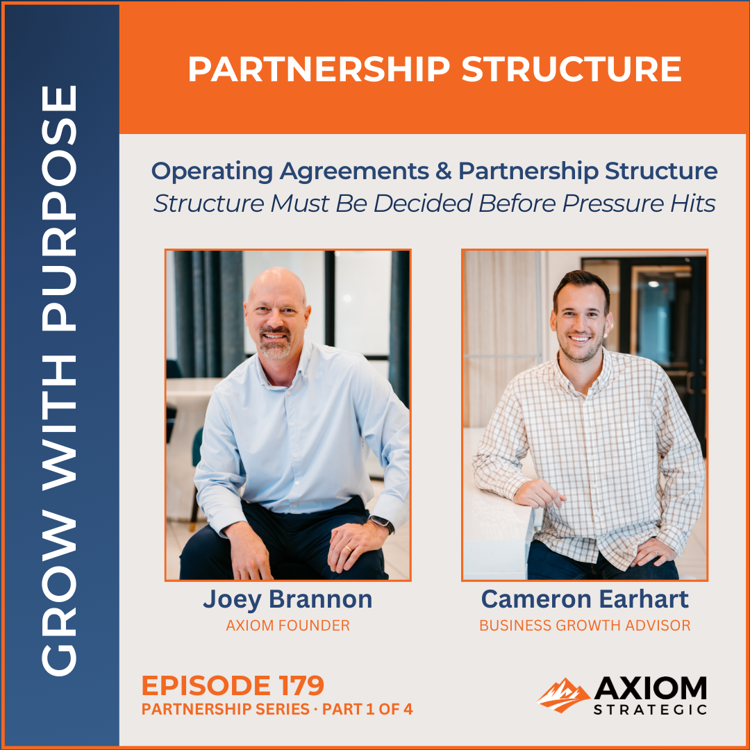 179: Operating Agreements &amp; Partnership Structure