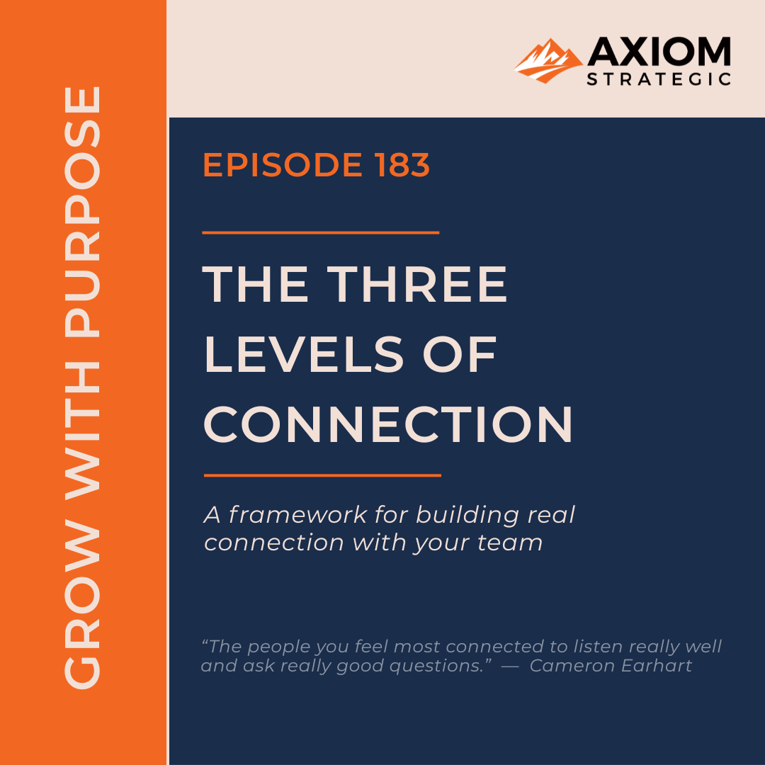 183: The Three Levels of Connection                         (Revisited in 2026)